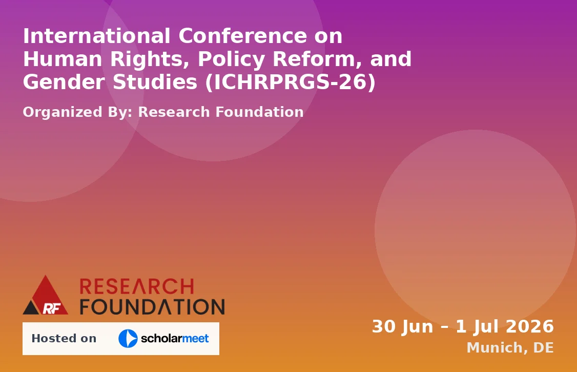 International Conference on Human Rights, Policy Reform, and Gender Studies (ICHRPRGS-26)