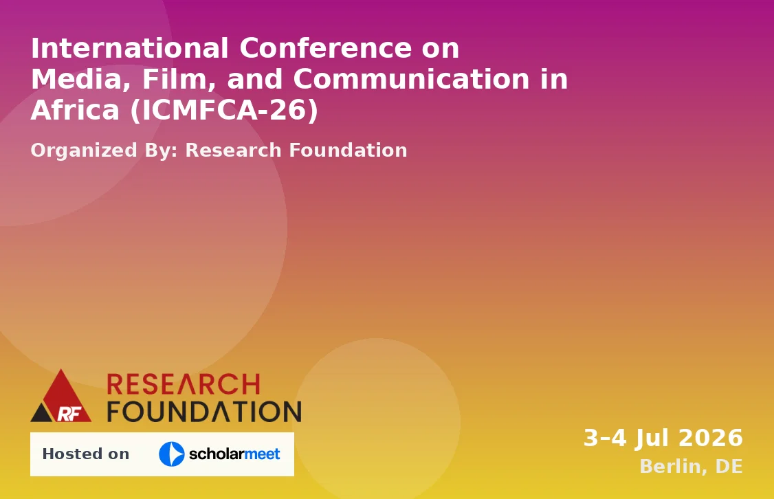 International Conference on Media, Film, and Communication in Africa (ICMFCA-26)