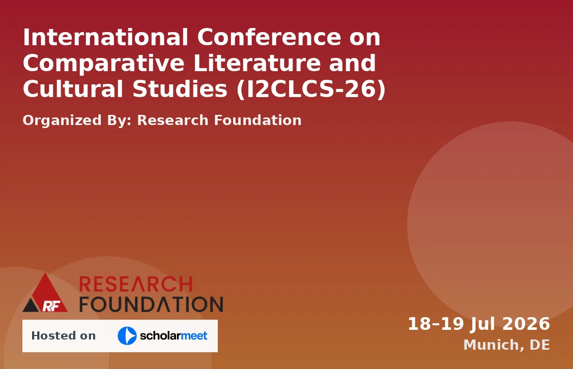 International Conference on Comparative Literature and Cultural Studies (I2CLCS-26)