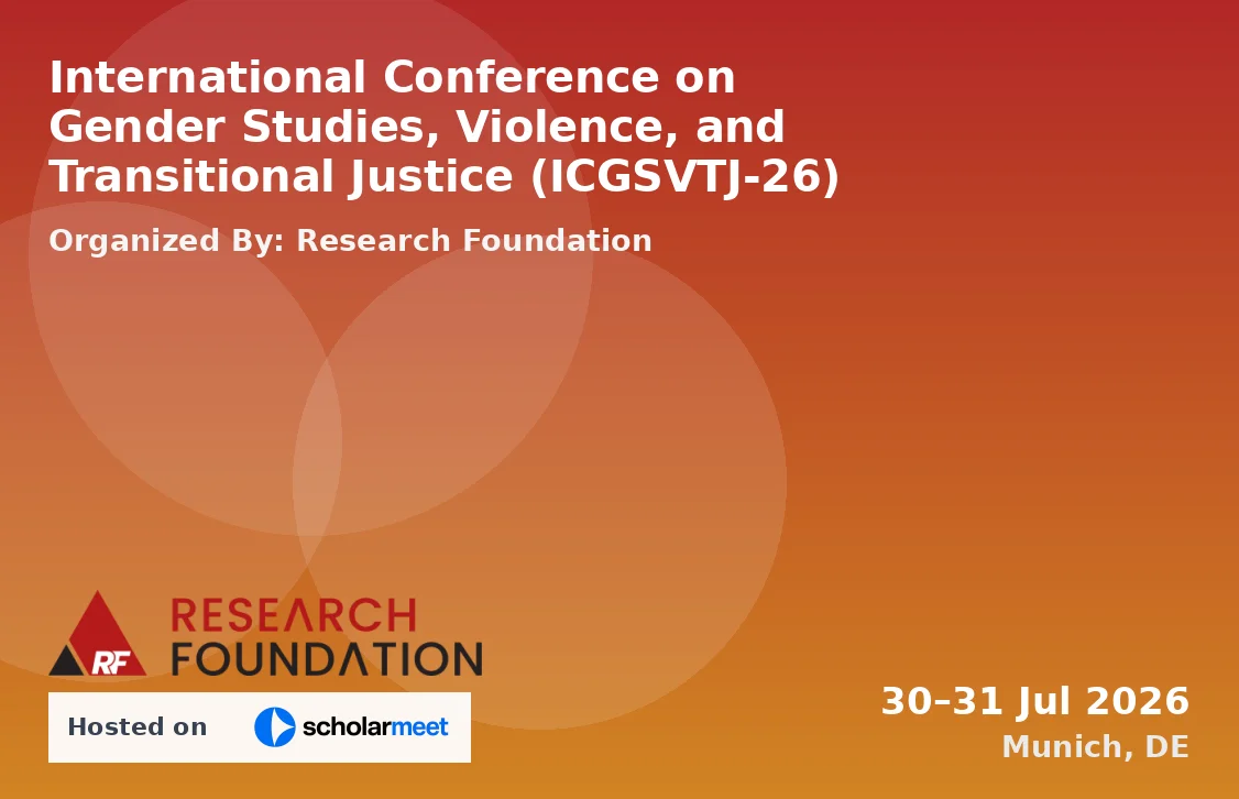 International Conference on Gender Studies, Violence, and Transitional Justice (ICGSVTJ-26)