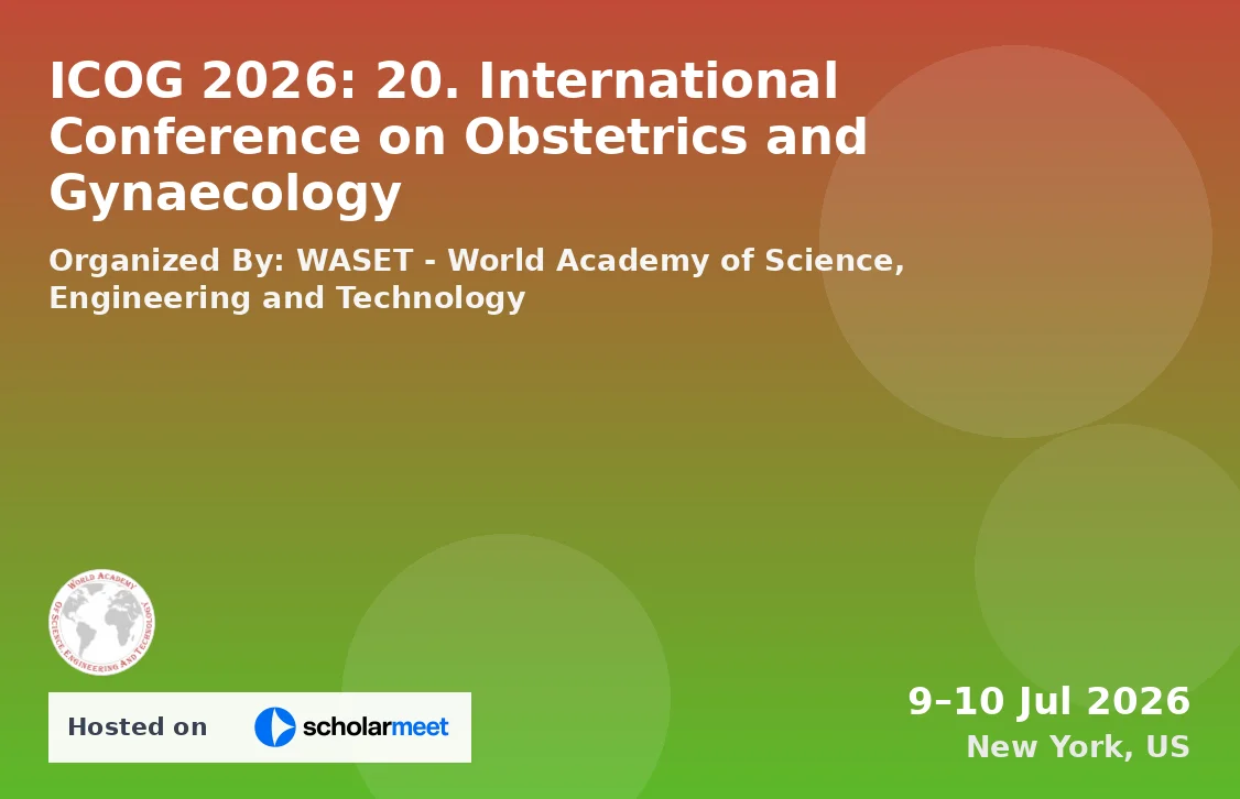 ICOG 2026: 20. International Conference on Obstetrics and Gynaecology