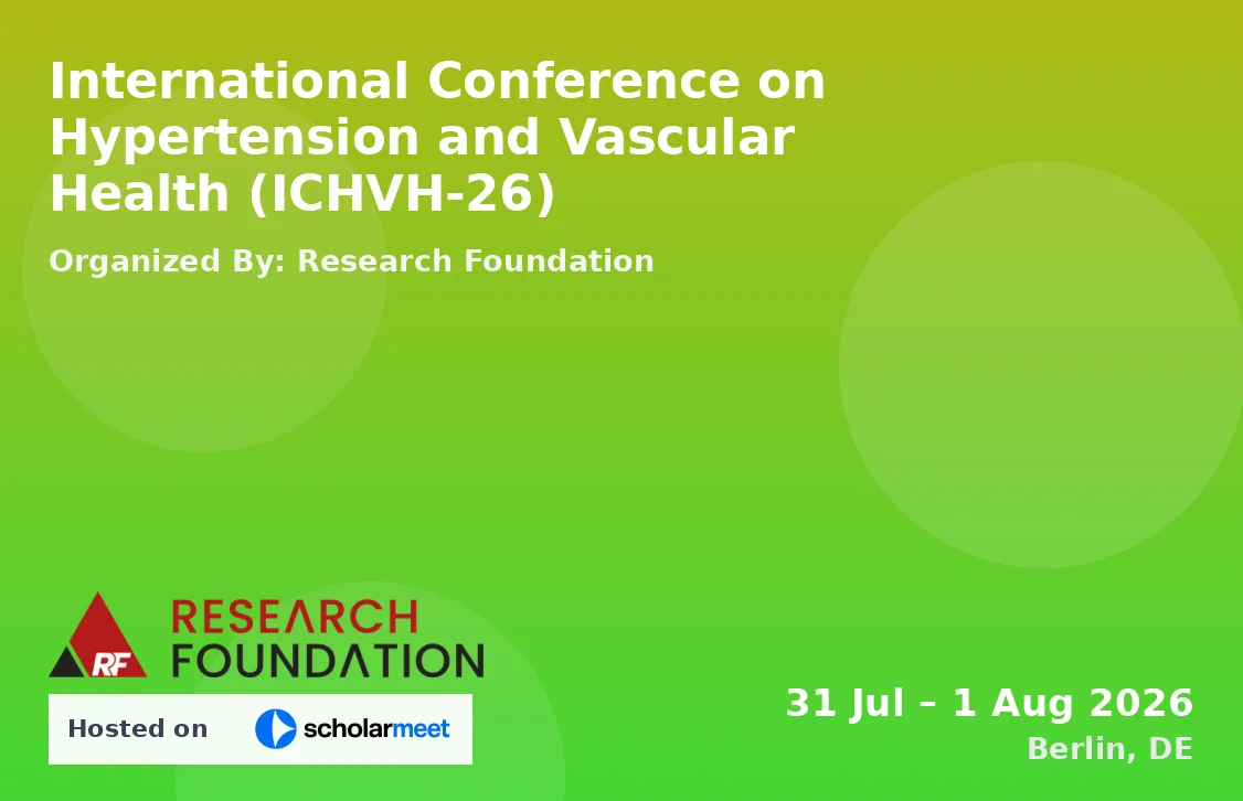 International Conference on Hypertension and Vascular Health (ICHVH-26)