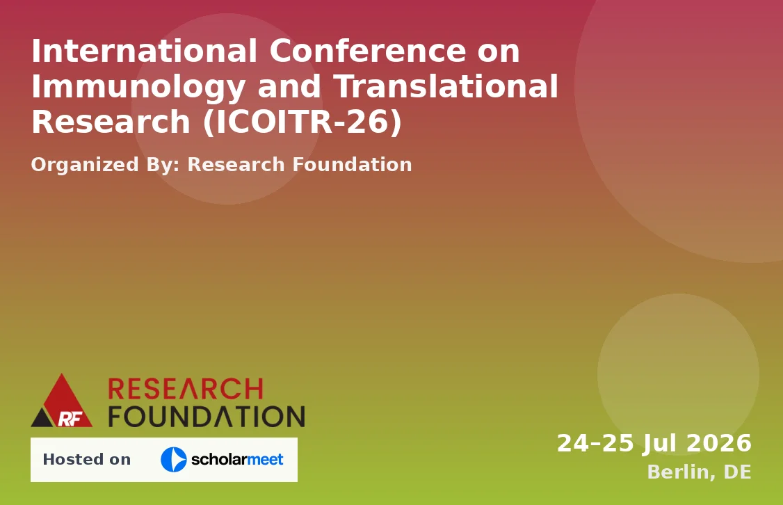 International Conference on Immunology and Translational Research (ICOITR-26)