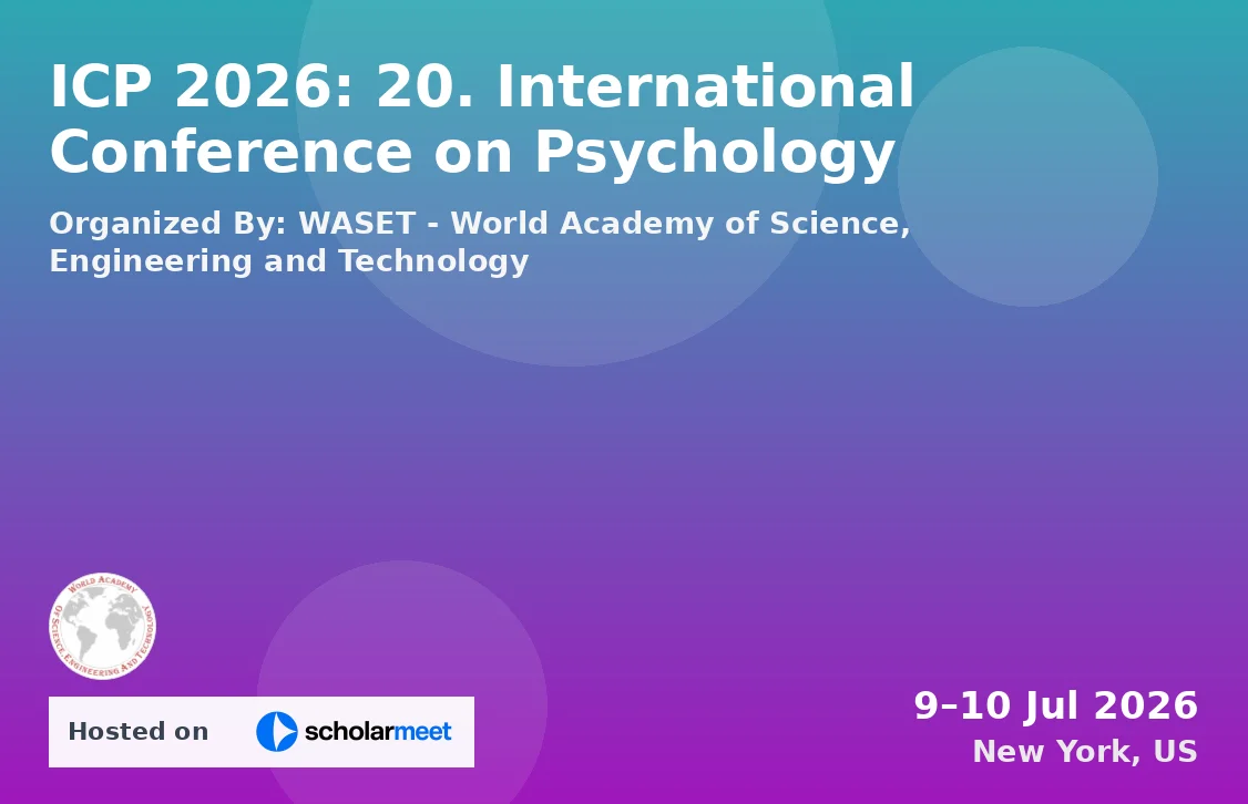 ICP 2026: 20. International Conference on Psychology