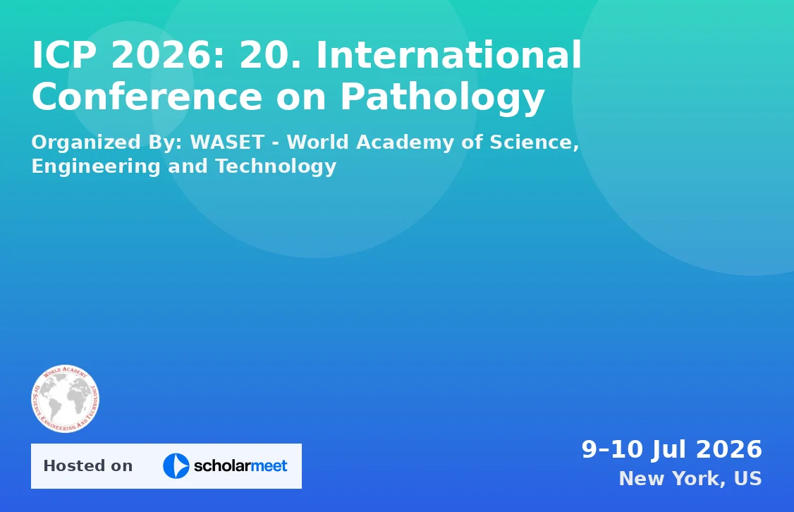ICP 2026: 20. International Conference on Pathology