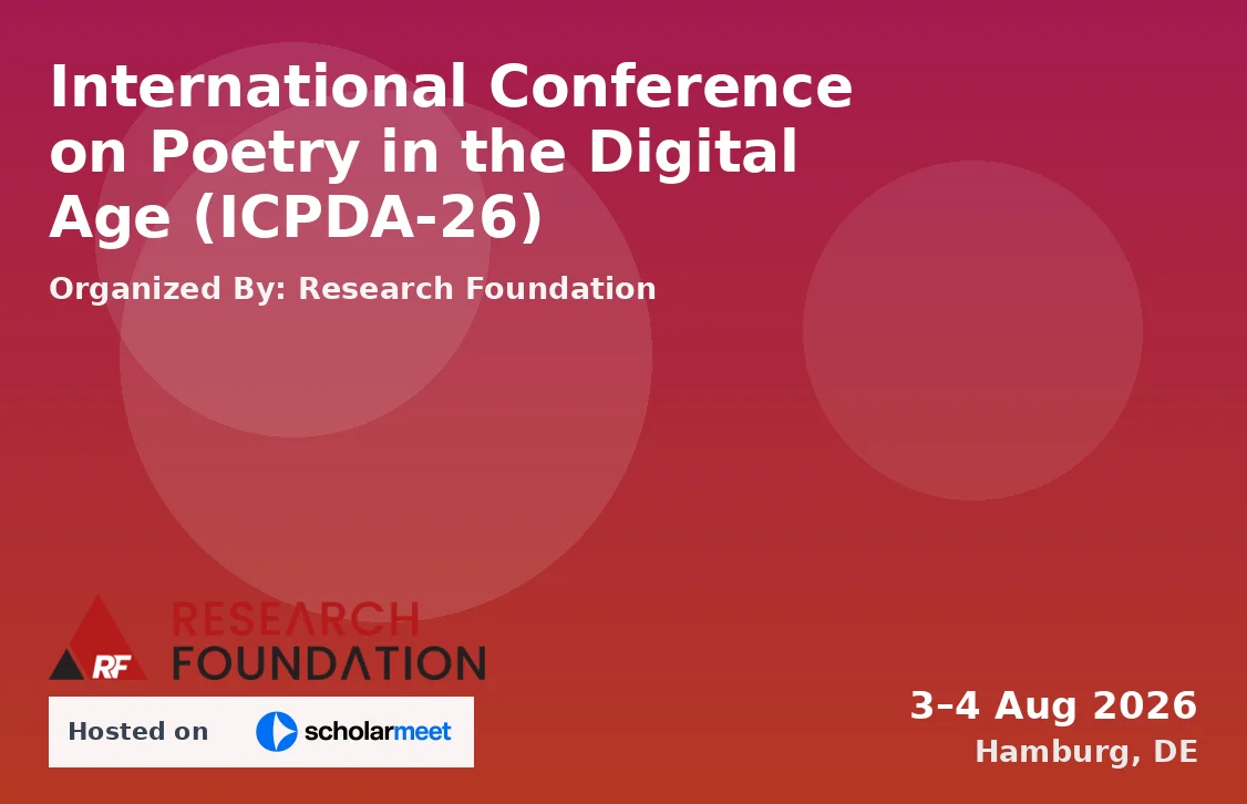 International Conference on Poetry in the Digital Age (ICPDA-26)