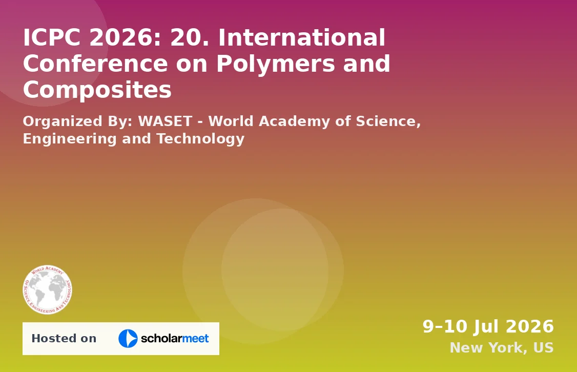 ICPC 2026: 20. International Conference on Polymers and Composites