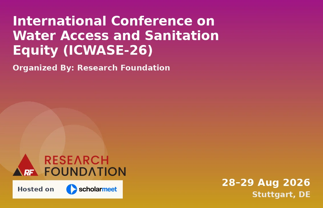 International Conference on Water Access and Sanitation Equity (ICWASE-26)