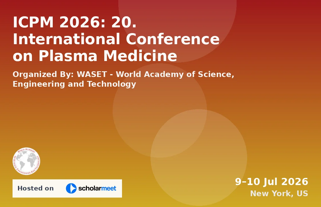 ICPM 2026: 20. International Conference on Plasma Medicine