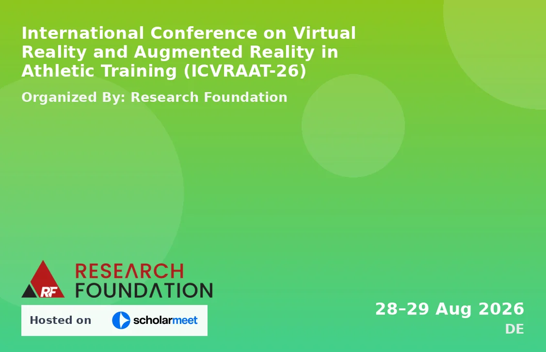International Conference on Virtual Reality and Augmented Reality in Athletic Training (ICVRAAT-26)