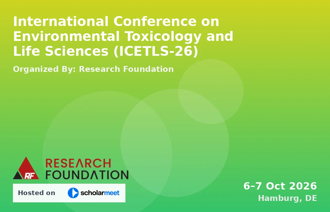 International Conference on Environmental Toxicology and Life Sciences (ICETLS-26)