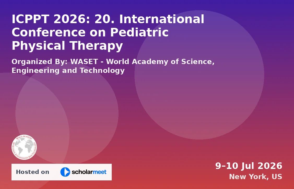 ICPPT 2026: 20. International Conference on Pediatric Physical Therapy
