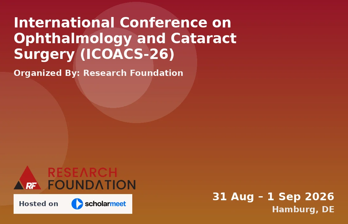 International Conference on Ophthalmology and Cataract Surgery (ICOACS-26)