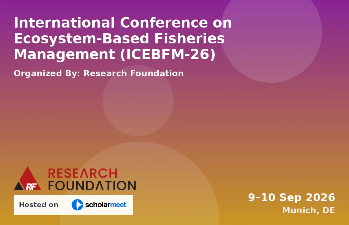 International Conference on Ecosystem-Based Fisheries Management (ICEBFM-26)