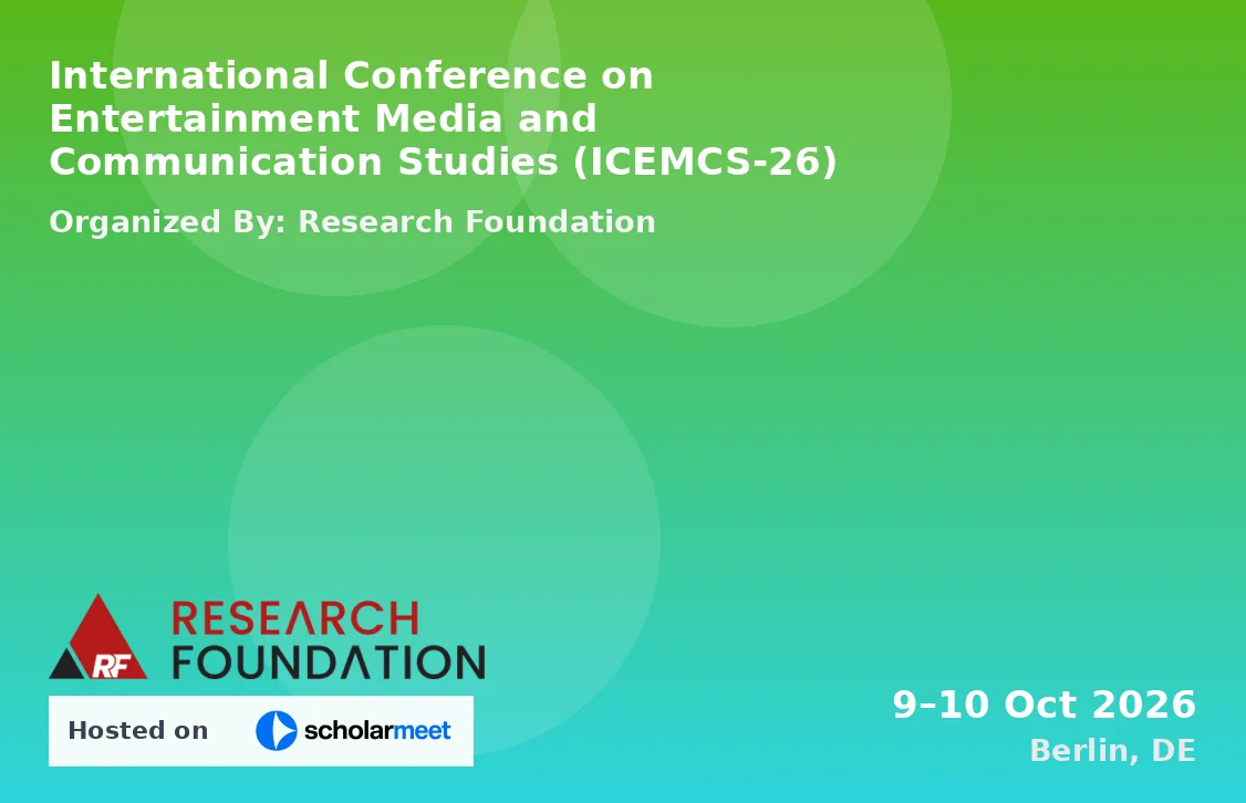 International Conference on Entertainment Media and Communication Studies (ICEMCS-26)