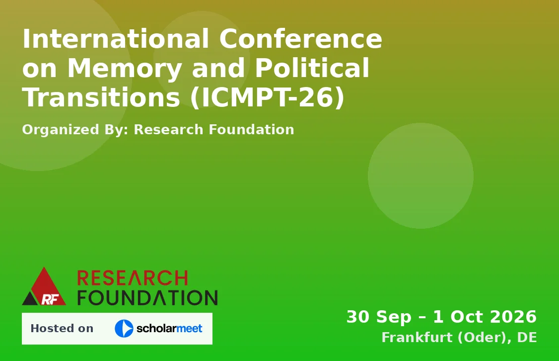 International Conference on Memory and Political Transitions (ICMPT-26)