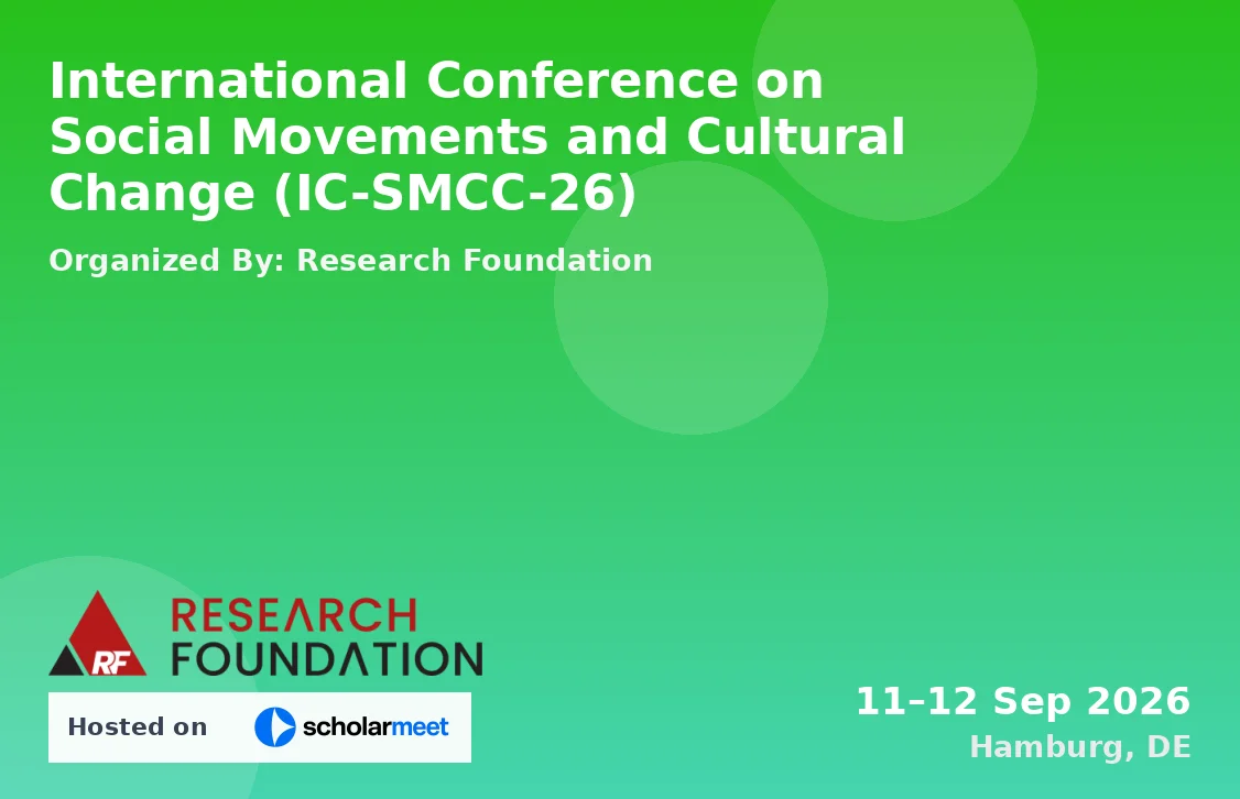 International Conference on Social Movements and Cultural Change (IC-SMCC-26)