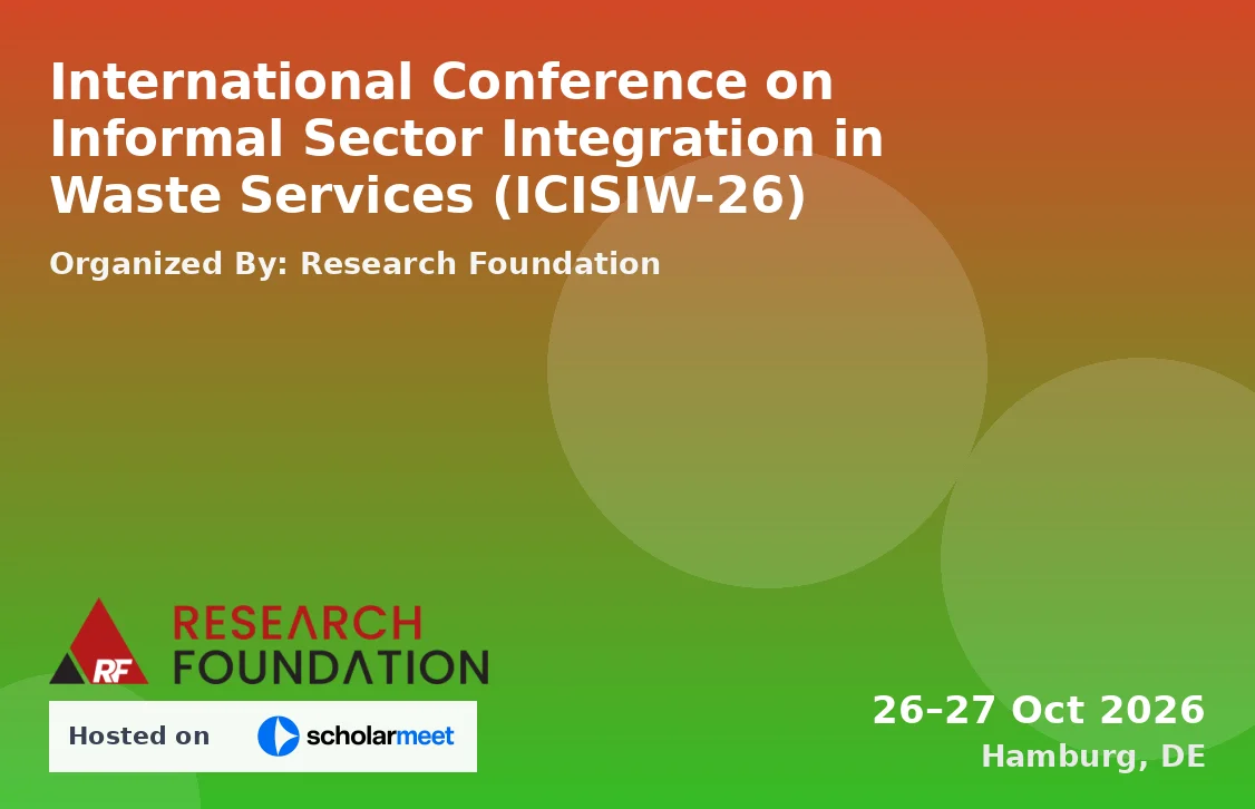 International Conference on Informal Sector Integration in Waste Services (ICISIW-26)