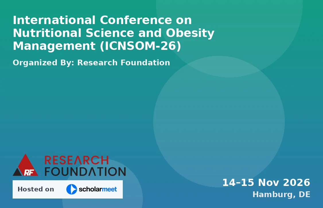 International Conference on Nutritional Science and Obesity Management (ICNSOM-26)
