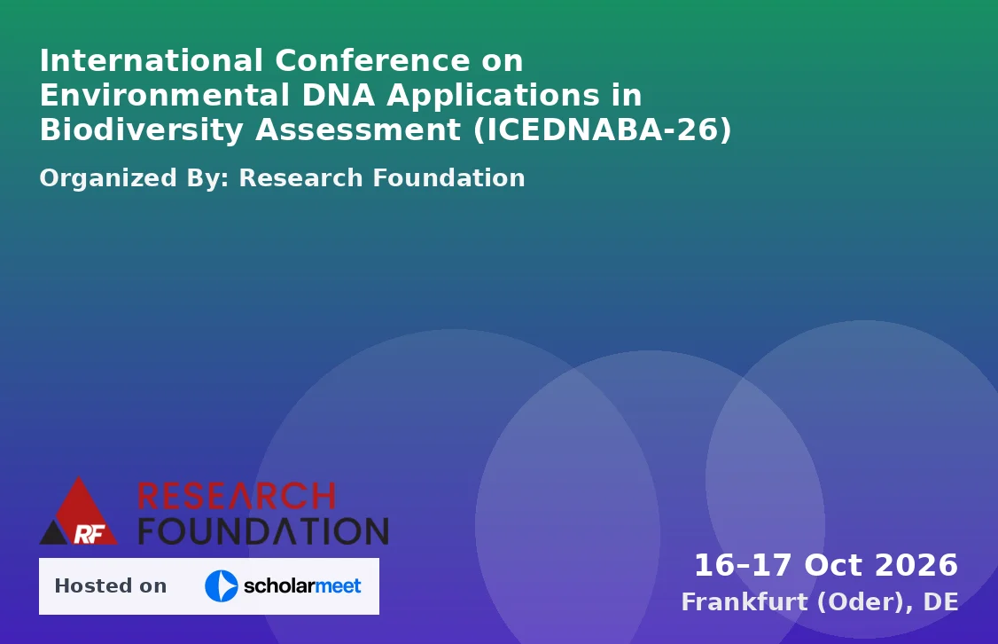 International Conference on Environmental DNA Applications in Biodiversity Assessment (ICEDNABA-26)