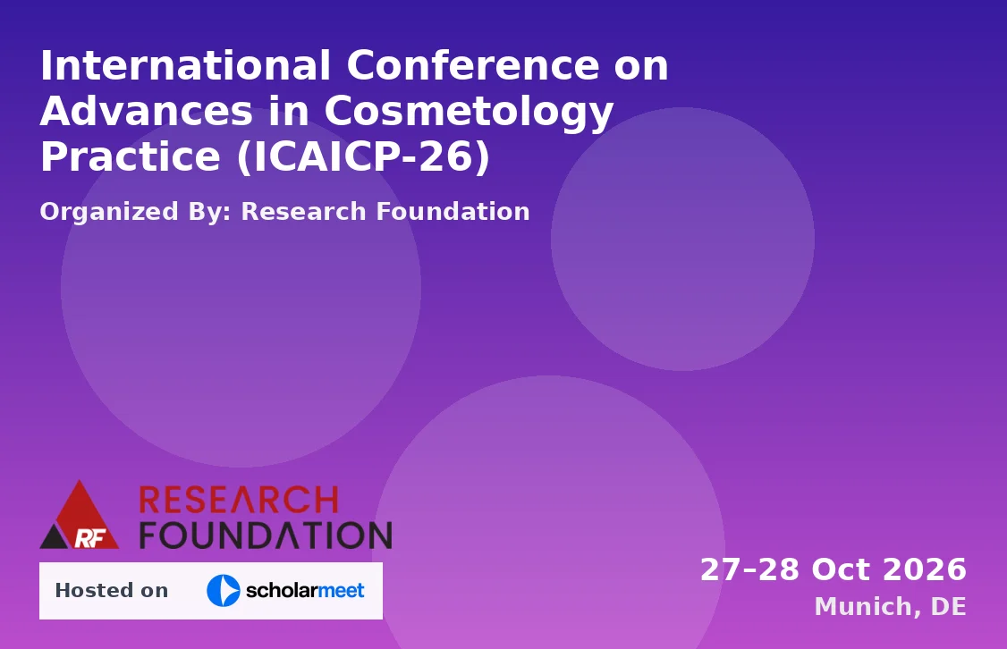 International Conference on Advances in Cosmetology Practice (ICAICP-26)