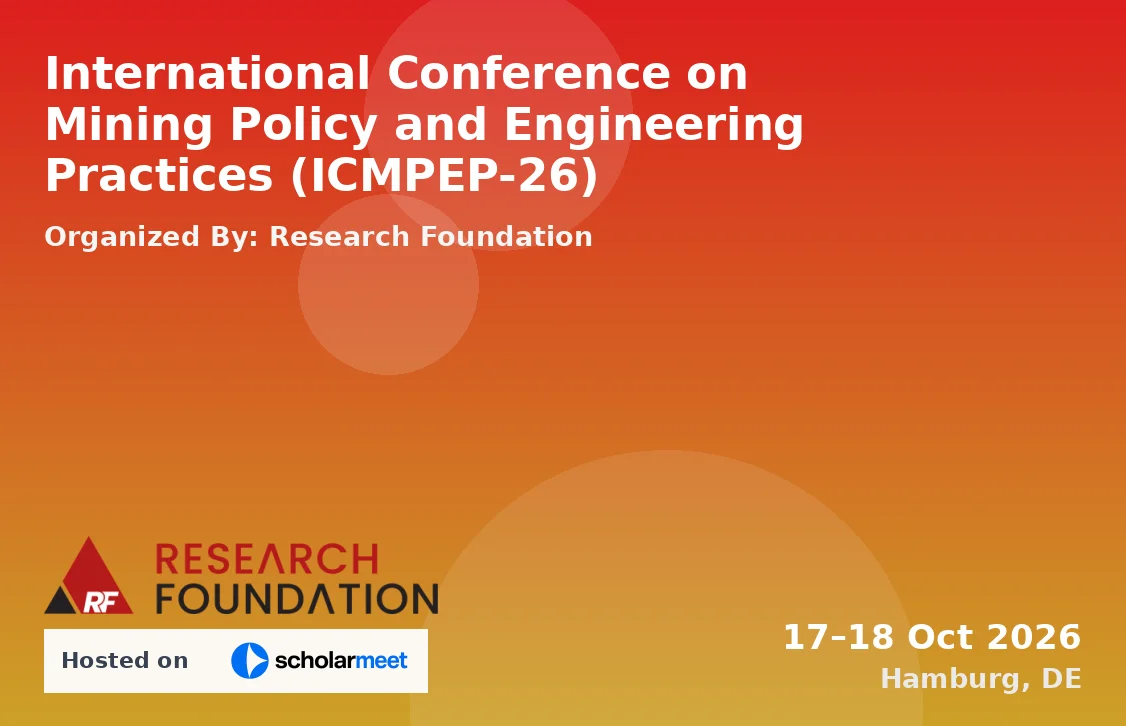 International Conference on Mining Policy and Engineering Practices (ICMPEP-26)