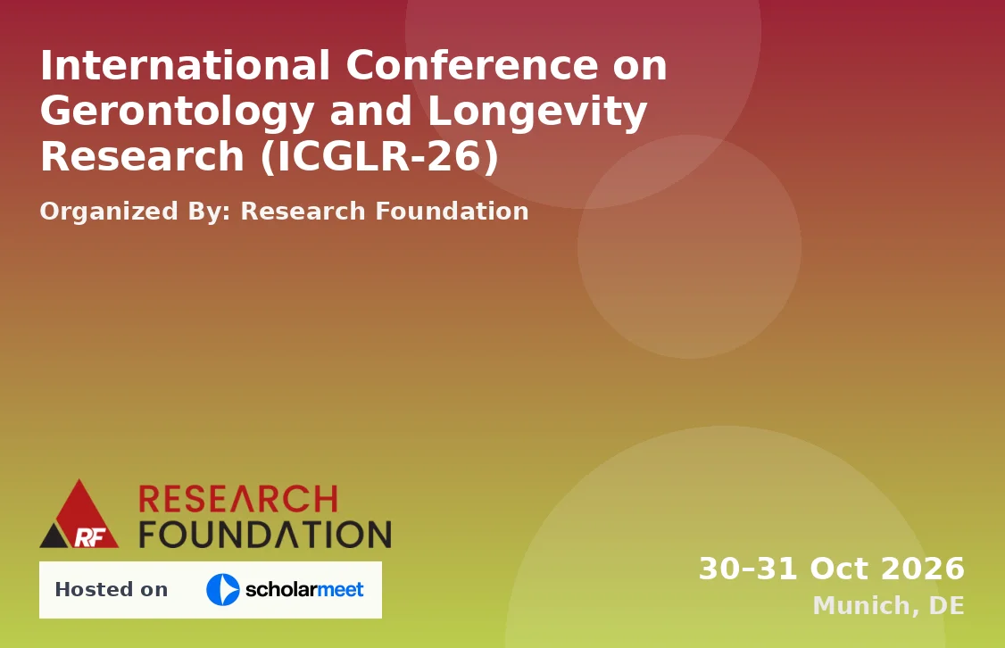 International Conference on Gerontology and Longevity Research (ICGLR-26)