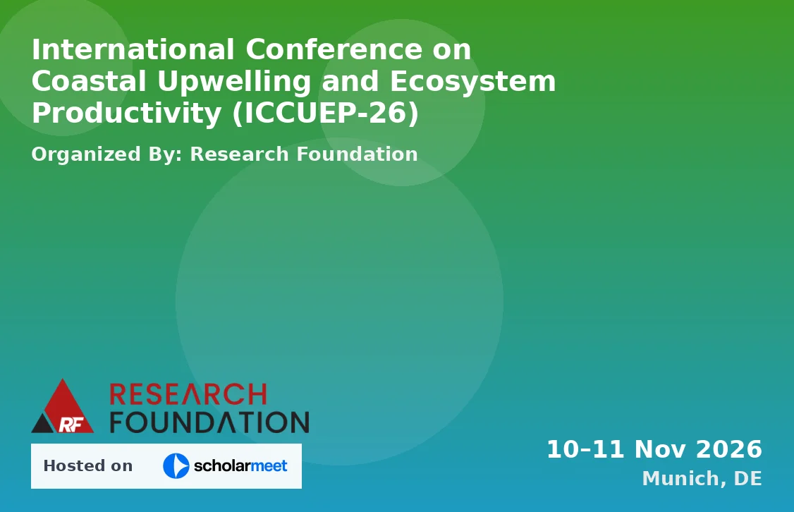 International Conference on Coastal Upwelling and Ecosystem Productivity (ICCUEP-26)