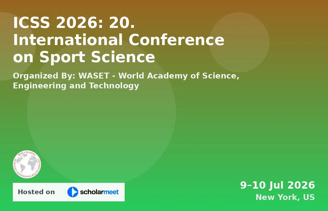 ICSS 2026: 20. International Conference on Sport Science