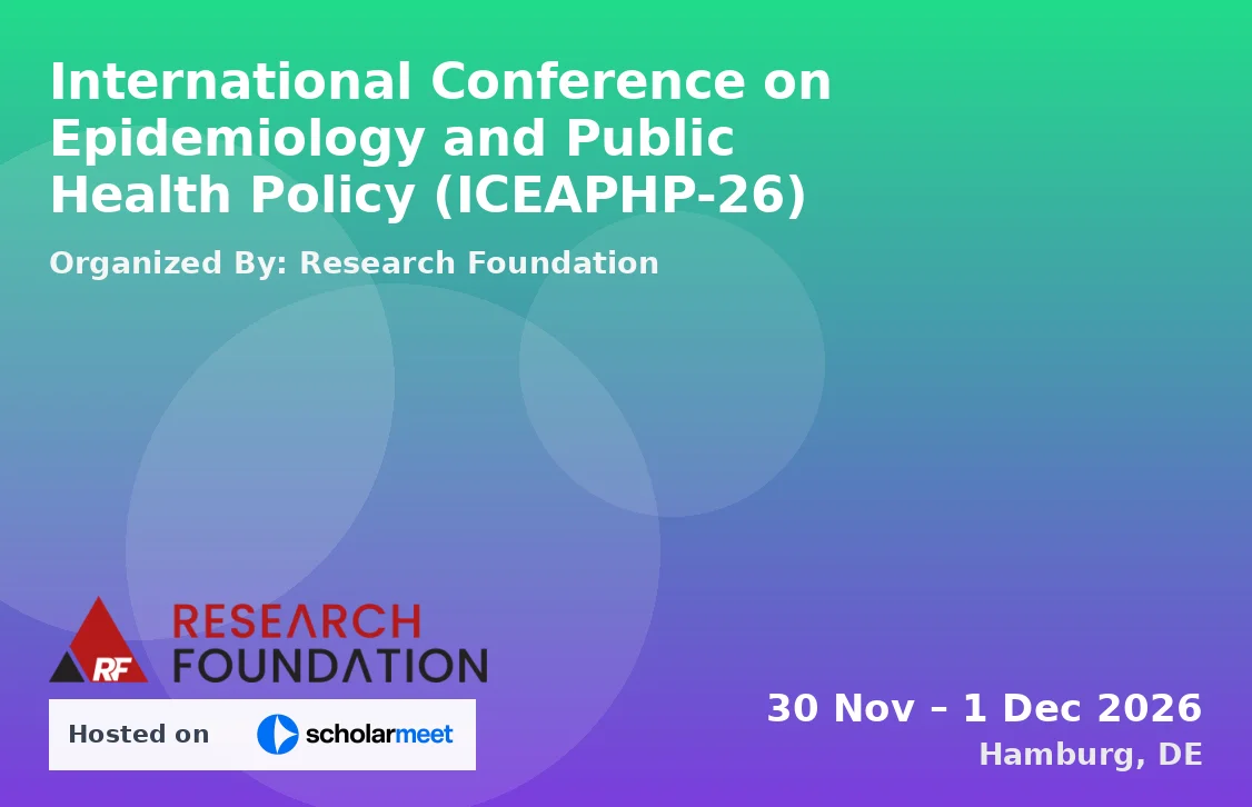 International Conference on Epidemiology and Public Health Policy (ICEAPHP-26)