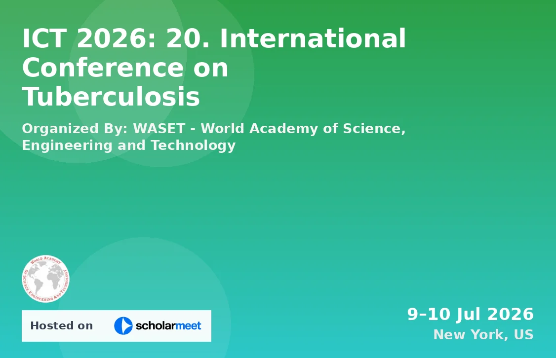 ICT 2026: 20. International Conference on Tuberculosis
