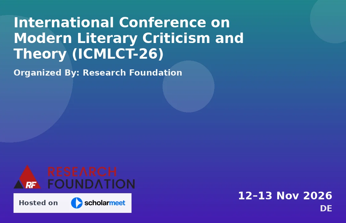 International Conference on Modern Literary Criticism and Theory (ICMLCT-26)