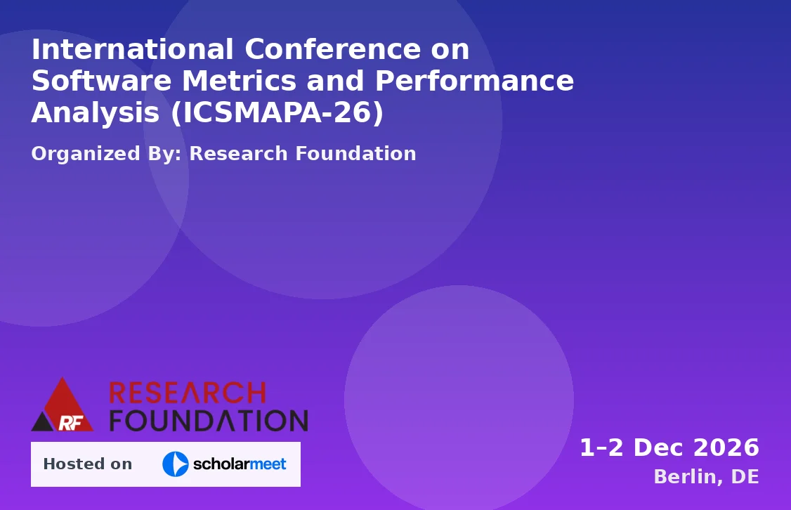 International Conference on Software Metrics and Performance Analysis (ICSMAPA-26)