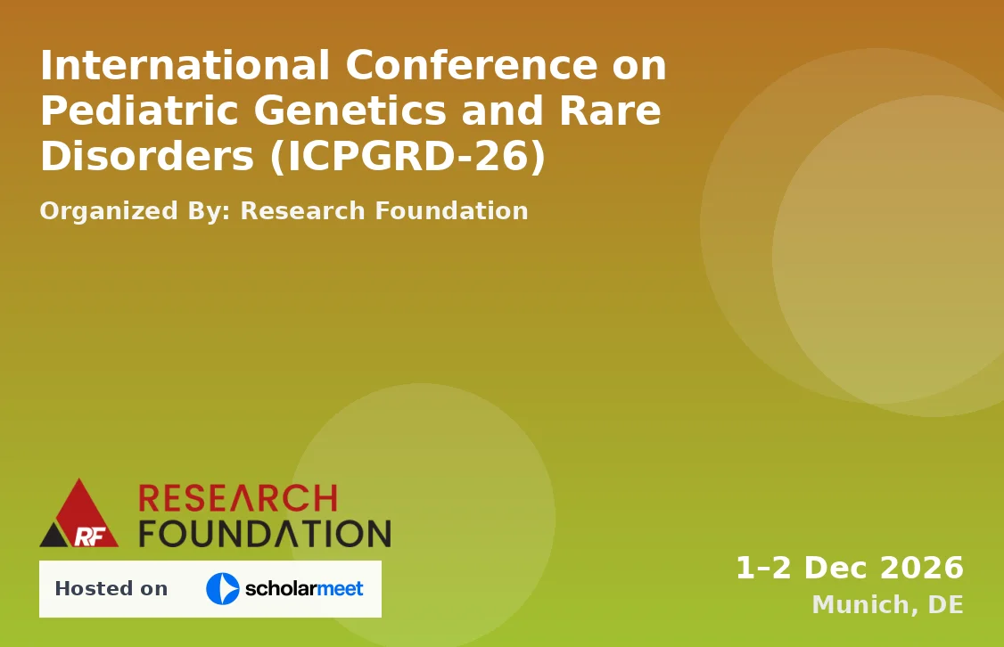 International Conference on Pediatric Genetics and Rare Disorders (ICPGRD-26)