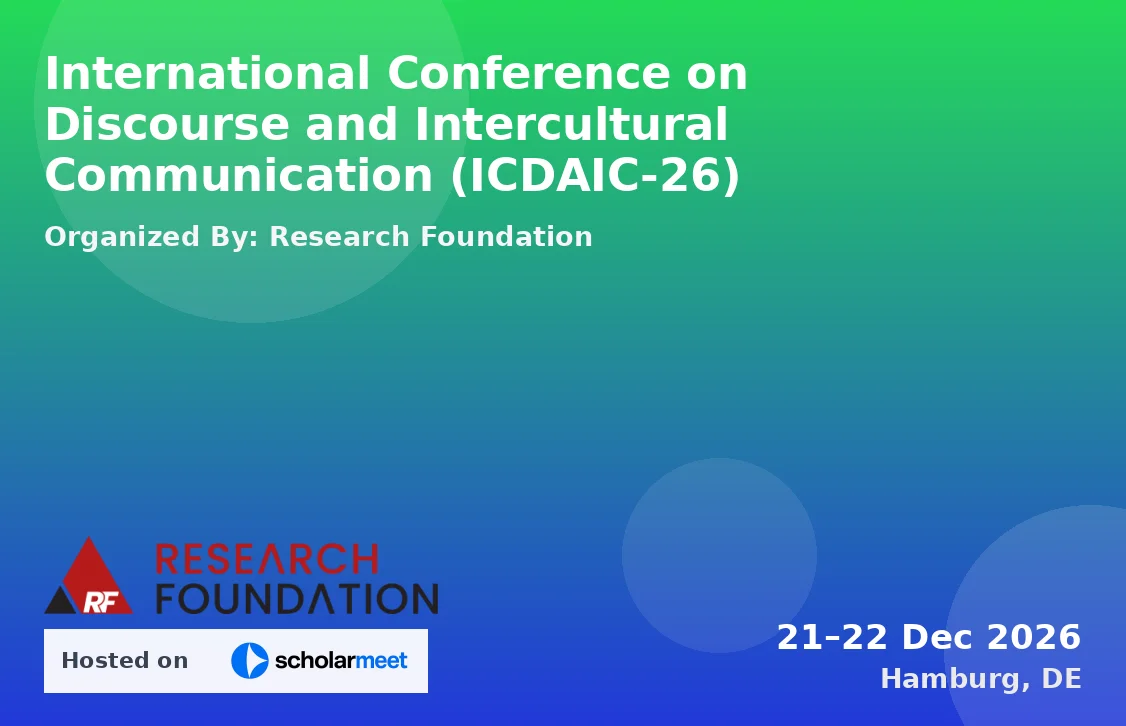 International Conference on Discourse and Intercultural Communication (ICDAIC-26)
