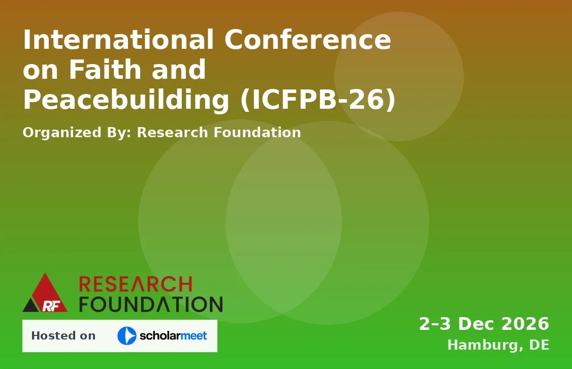 International Conference on Faith and Peacebuilding (ICFPB-26)