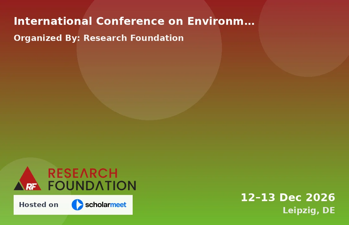 International Conference on Environmental Imaging, Remote Sensing, and Engineering Applications (ICIERSEA-26)