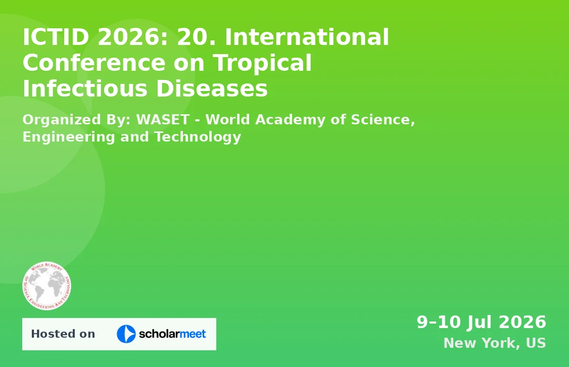 ICTID 2026: 20. International Conference on Tropical Infectious Diseases