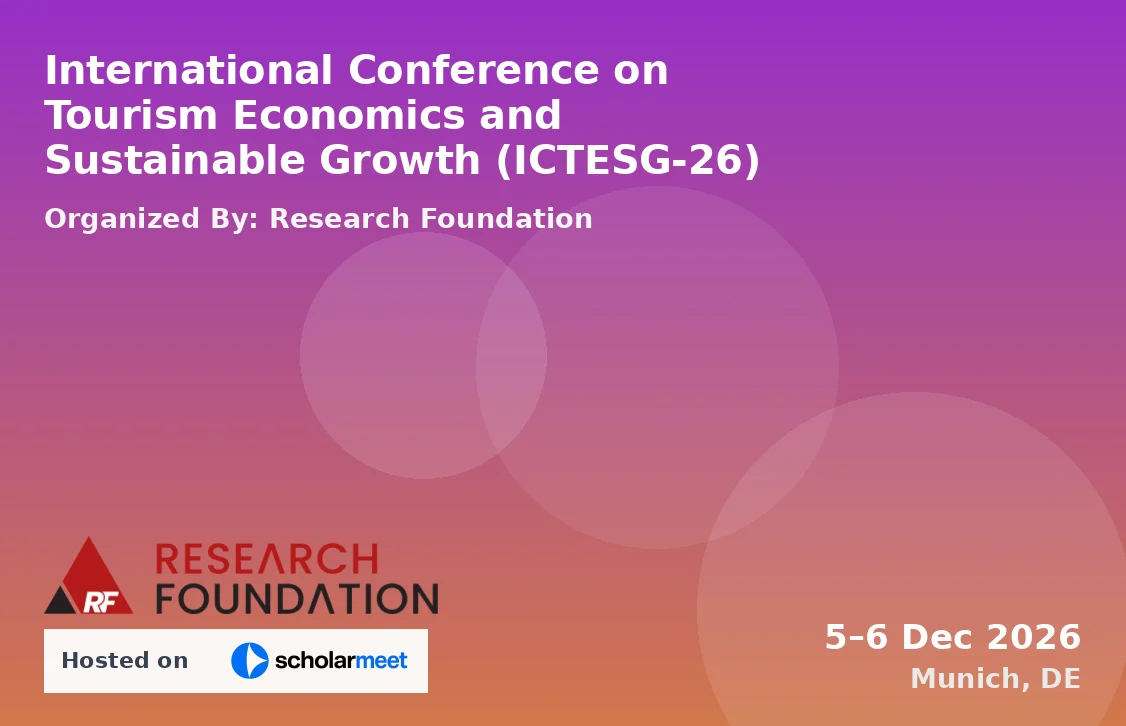 International Conference on Tourism Economics and Sustainable Growth (ICTESG-26)