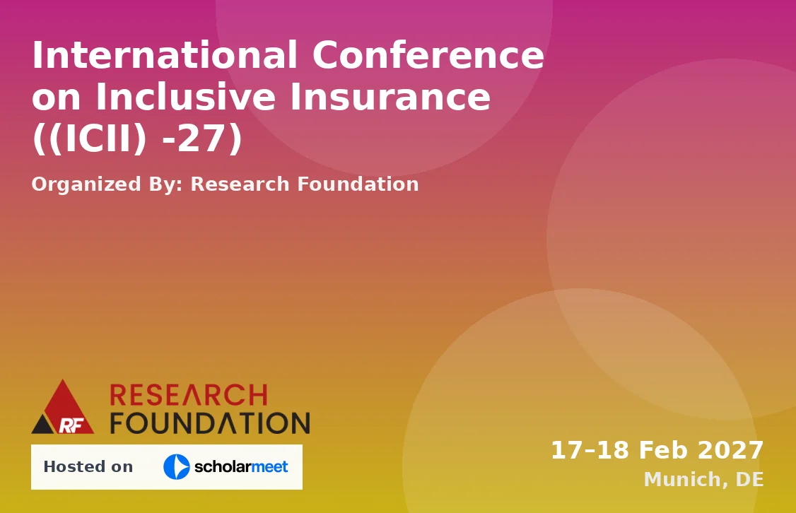 International Conference on Inclusive Insurance ((ICII) -27)