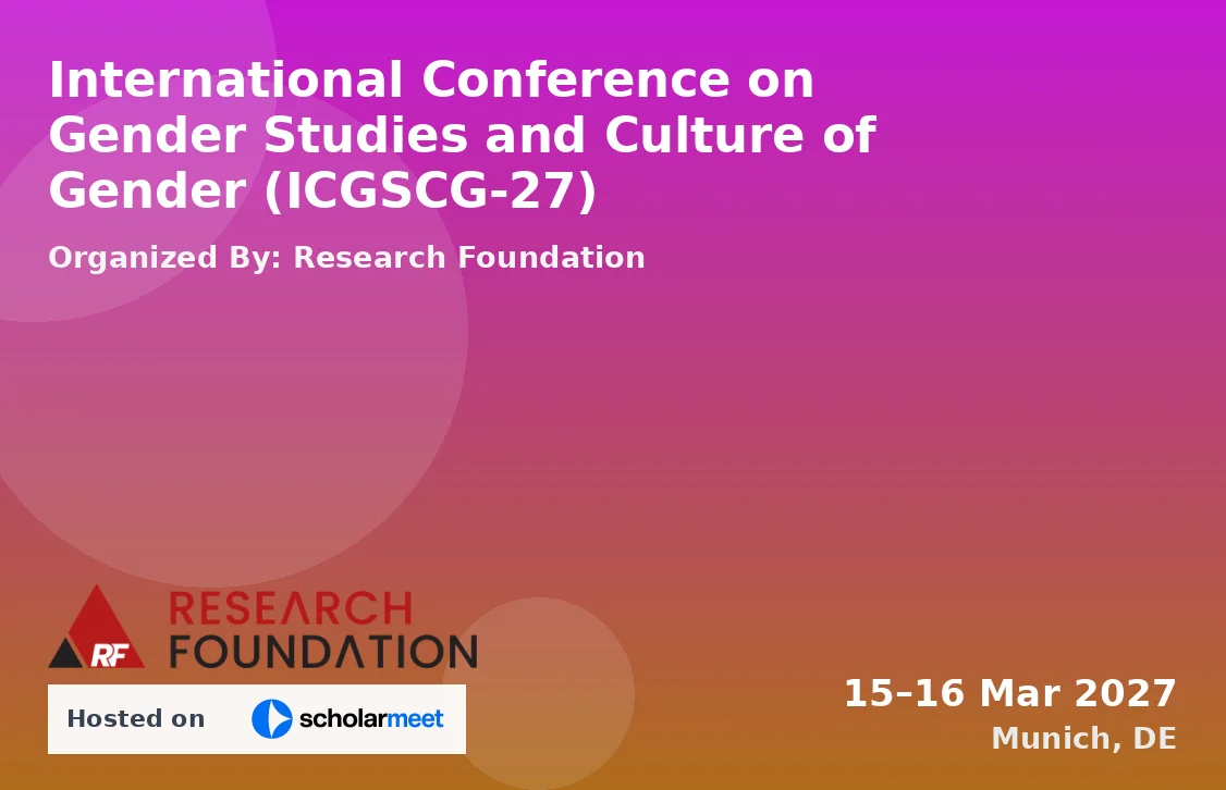 International Conference on Gender Studies and Culture of Gender (ICGSCG-27)