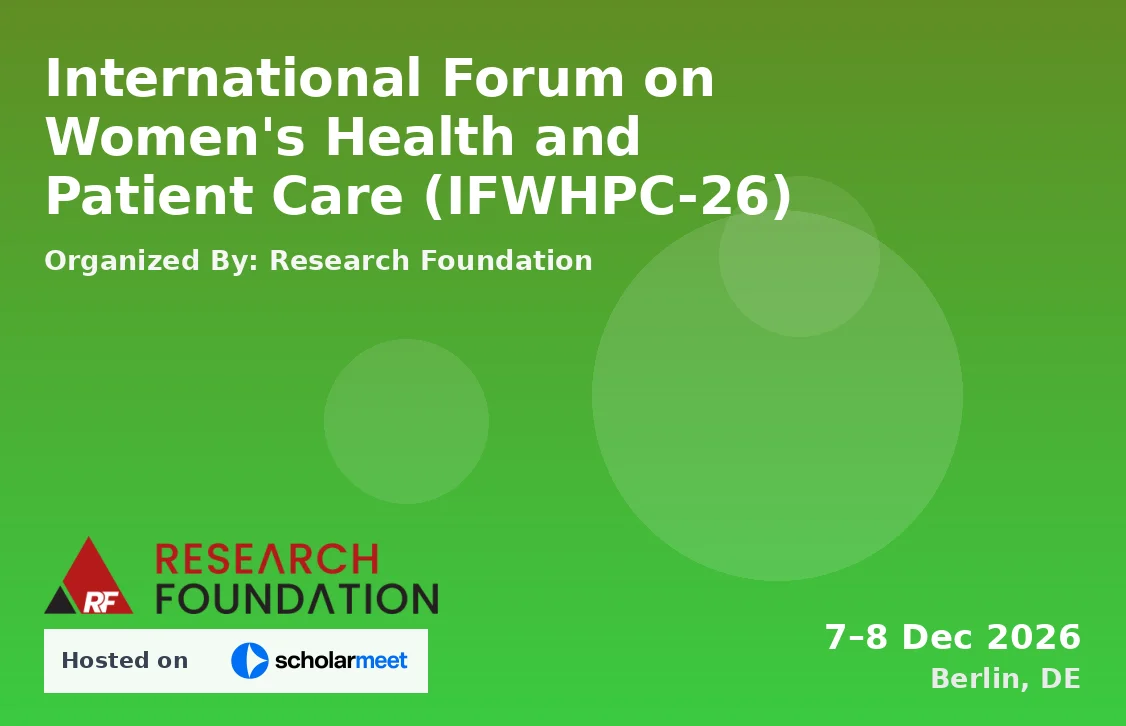 International Forum on Women's Health and Patient Care (IFWHPC-26)
