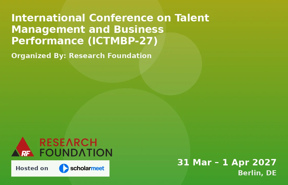 International Conference on Talent Management and Business Performance (ICTMBP-27)