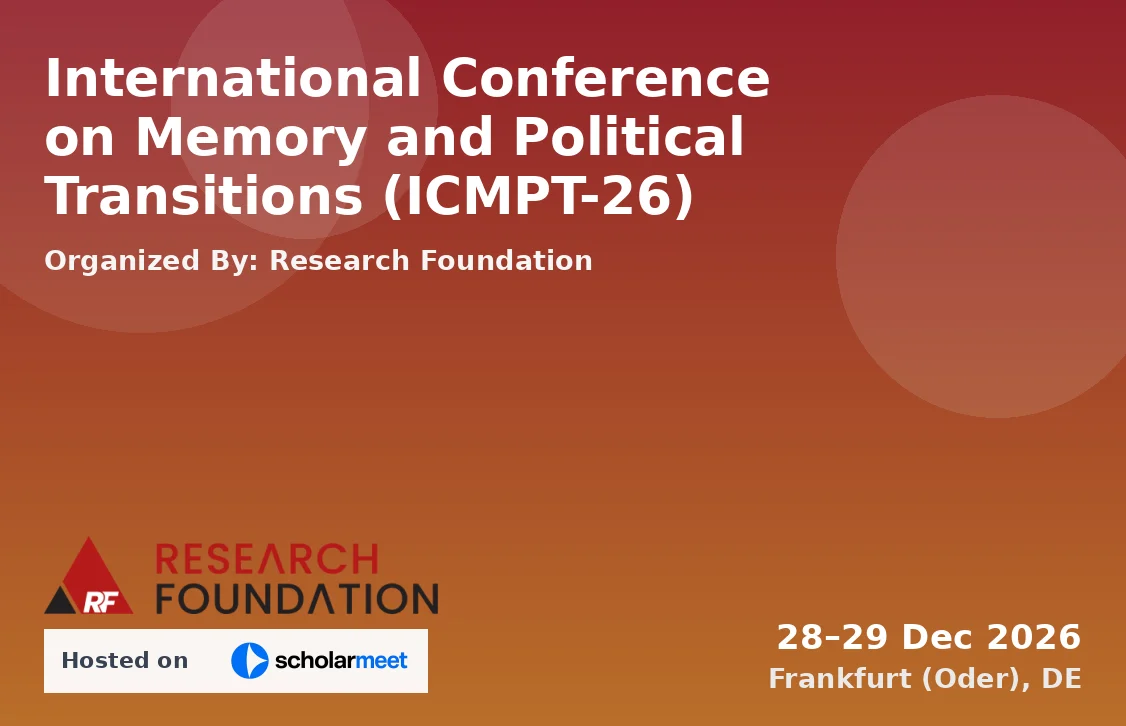 International Conference on Memory and Political Transitions (ICMPT-26)