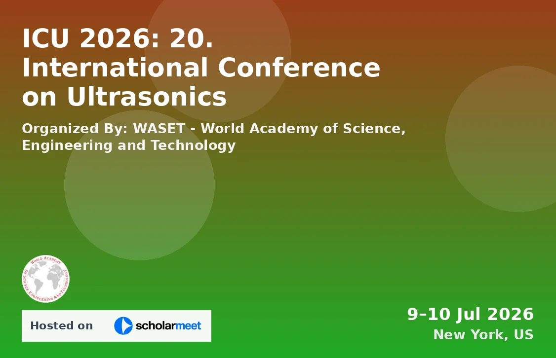 ICU 2026: 20. International Conference on Ultrasonics