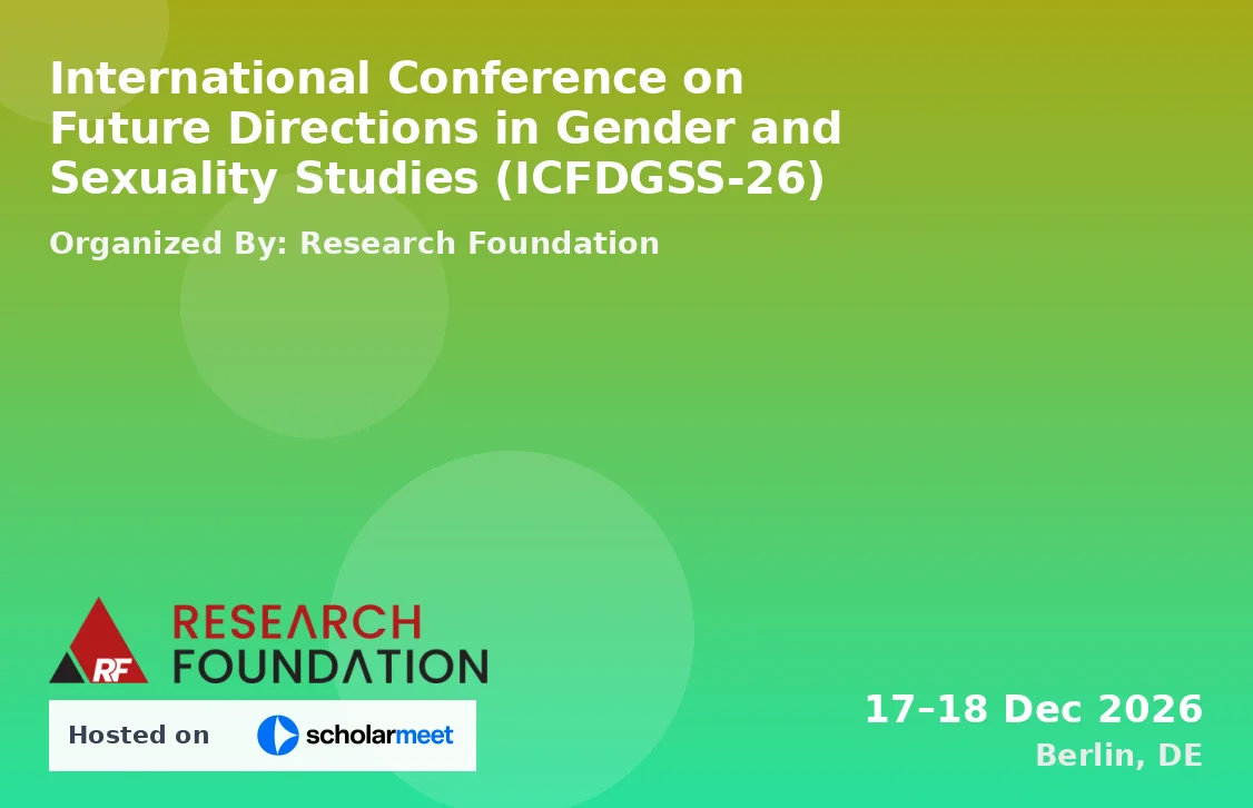 International Conference on Future Directions in Gender and Sexuality Studies (ICFDGSS-26)