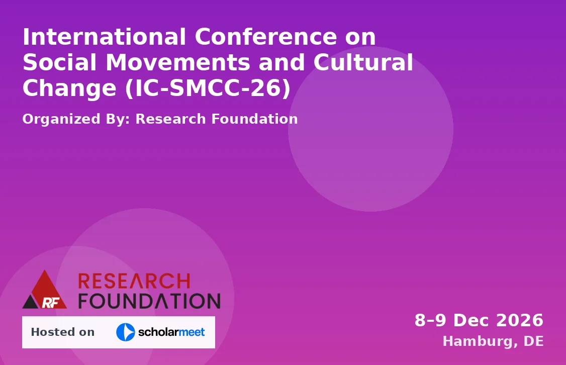 International Conference on Social Movements and Cultural Change (IC-SMCC-26)