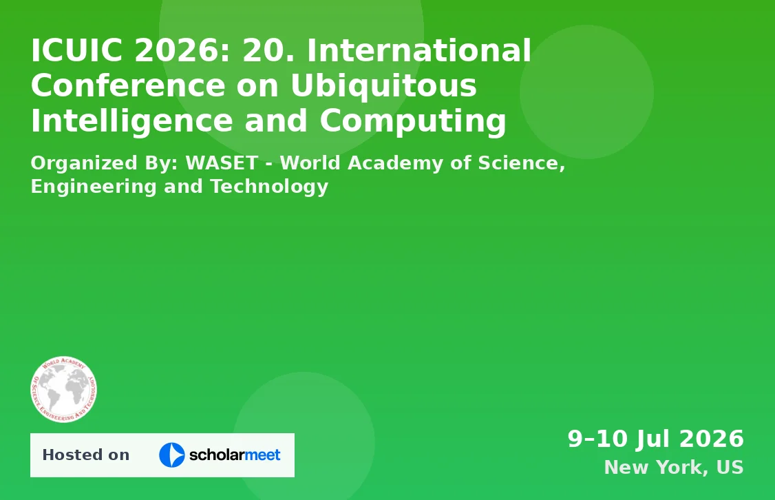 ICUIC 2026: 20. International Conference on Ubiquitous Intelligence and Computing