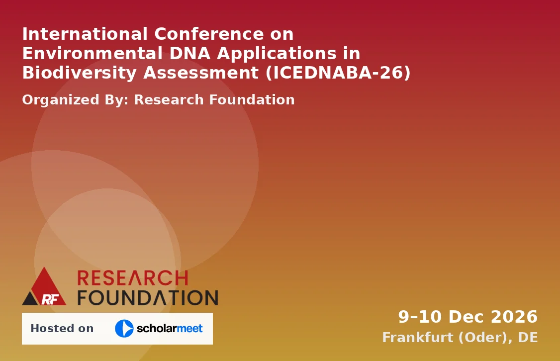 International Conference on Environmental DNA Applications in Biodiversity Assessment (ICEDNABA-26)