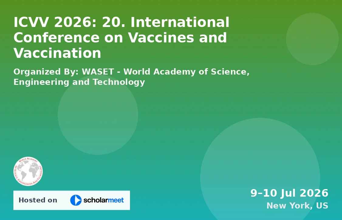ICVV 2026: 20. International Conference on Vaccines and Vaccination